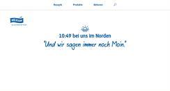 Desktop Screenshot of milram.de