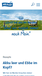 Mobile Screenshot of milram.de